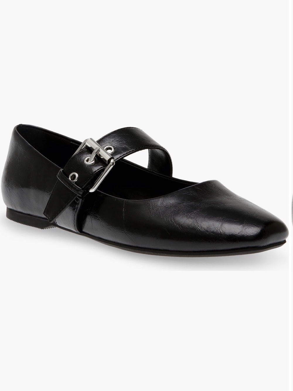 NEVER WORN Dolce Vita Black Mary Jane Flats | Buckle Strap | Size 8